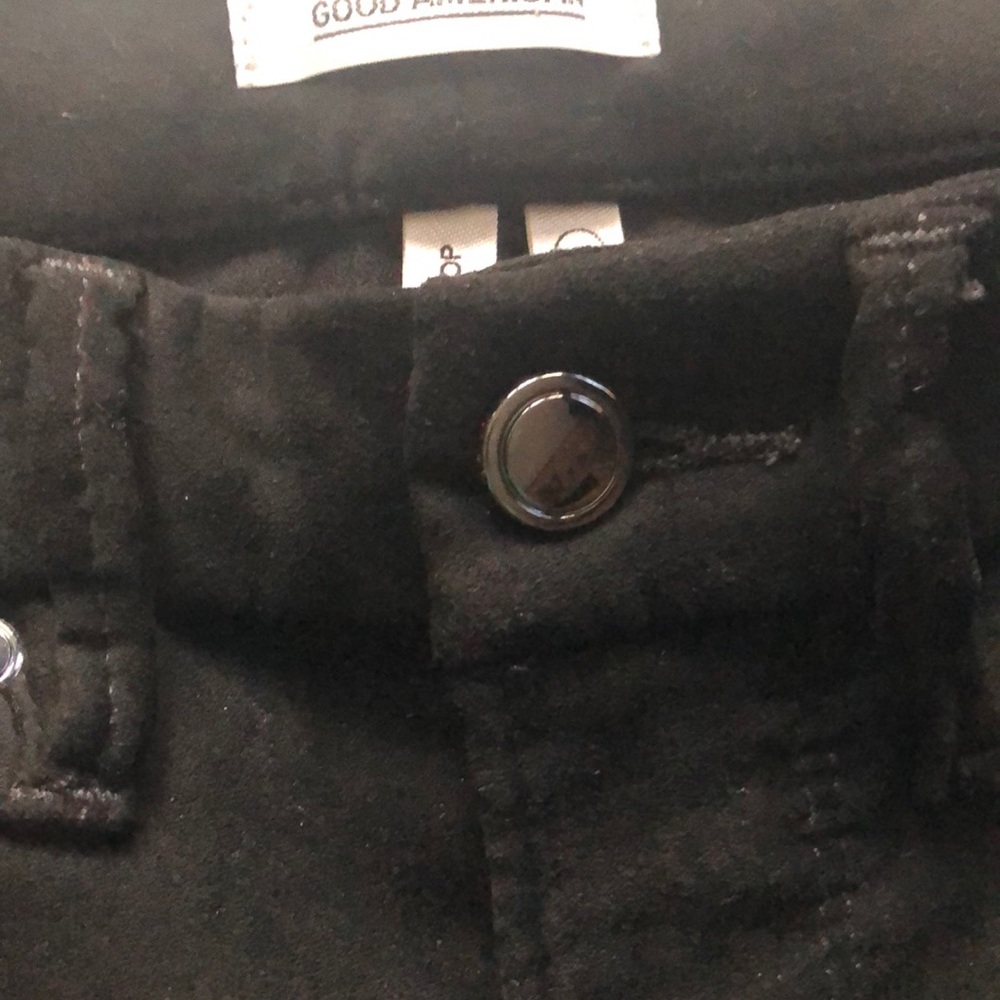 Good American Good Legs Suede-Like Jeans - Picture 6 of 14